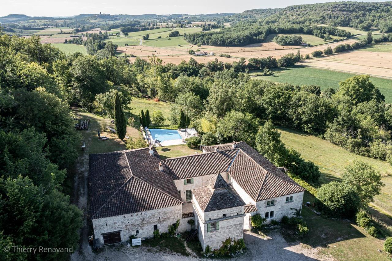 Manoir Le Moulinal47 - Vue Panoramique Hotel Courbiac Luaran gambar