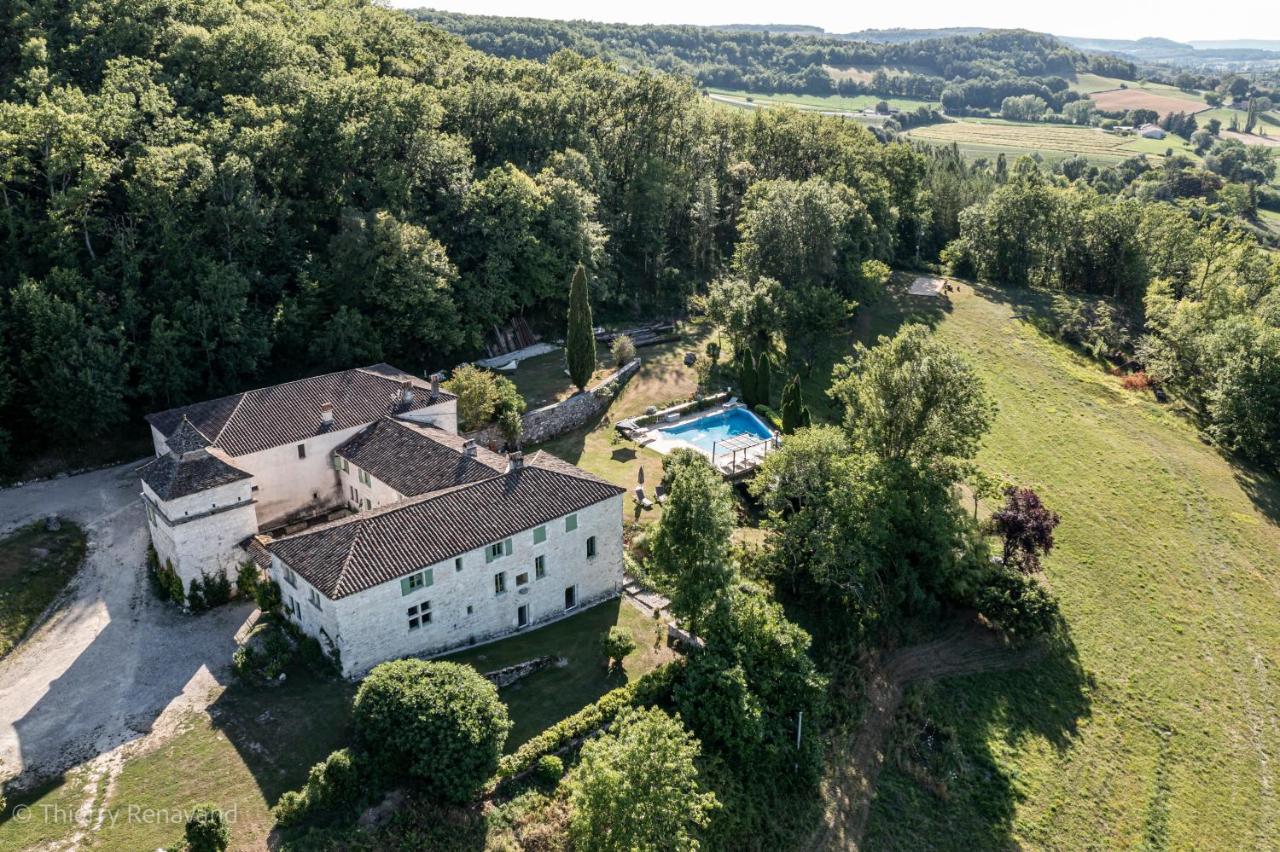 Manoir Le Moulinal47 - Vue Panoramique Hotel Courbiac Luaran gambar