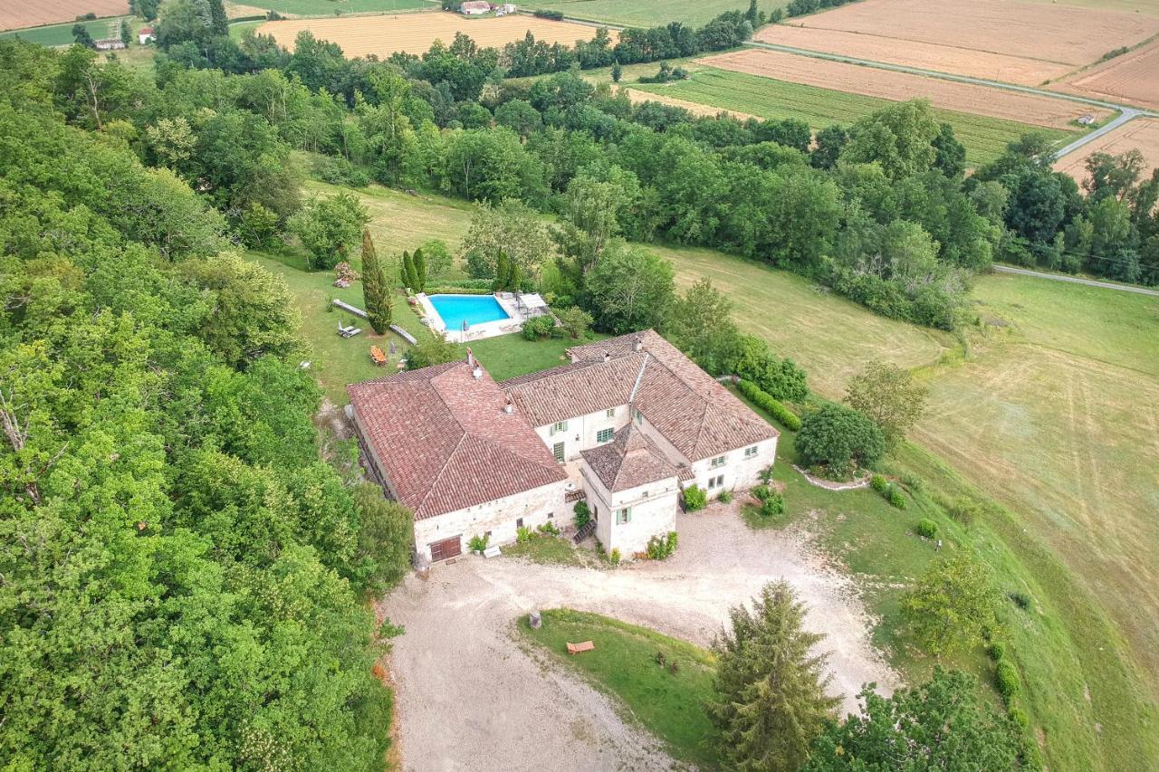 Manoir Le Moulinal47 - Vue Panoramique Hotel Courbiac Luaran gambar
